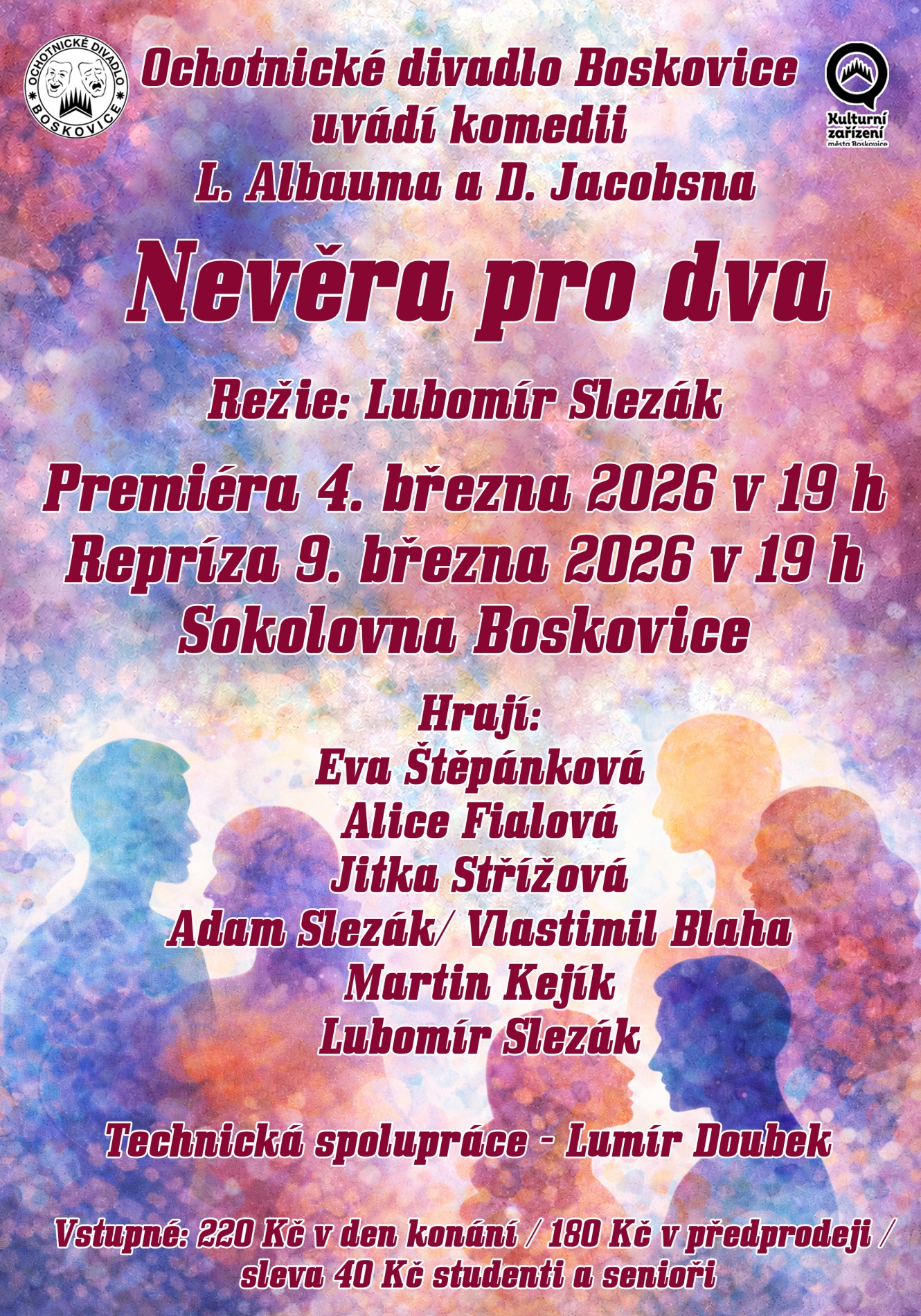 Ochotnické divadlo Boskovice: Nevěra pro dva